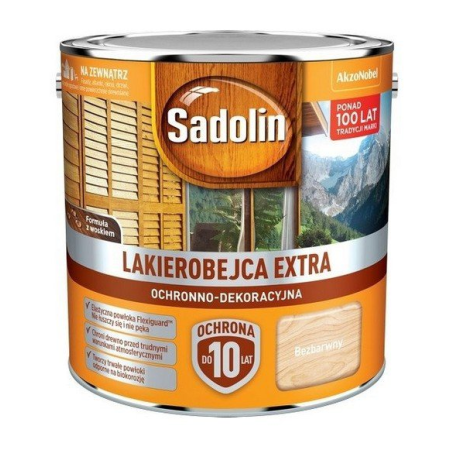 SADOLIN Extra Lakierobejca Bezbarwny 5 L