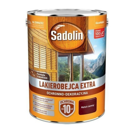 SADOLIN Extra Lakierobejca Mahoń ciemny 2,5 L