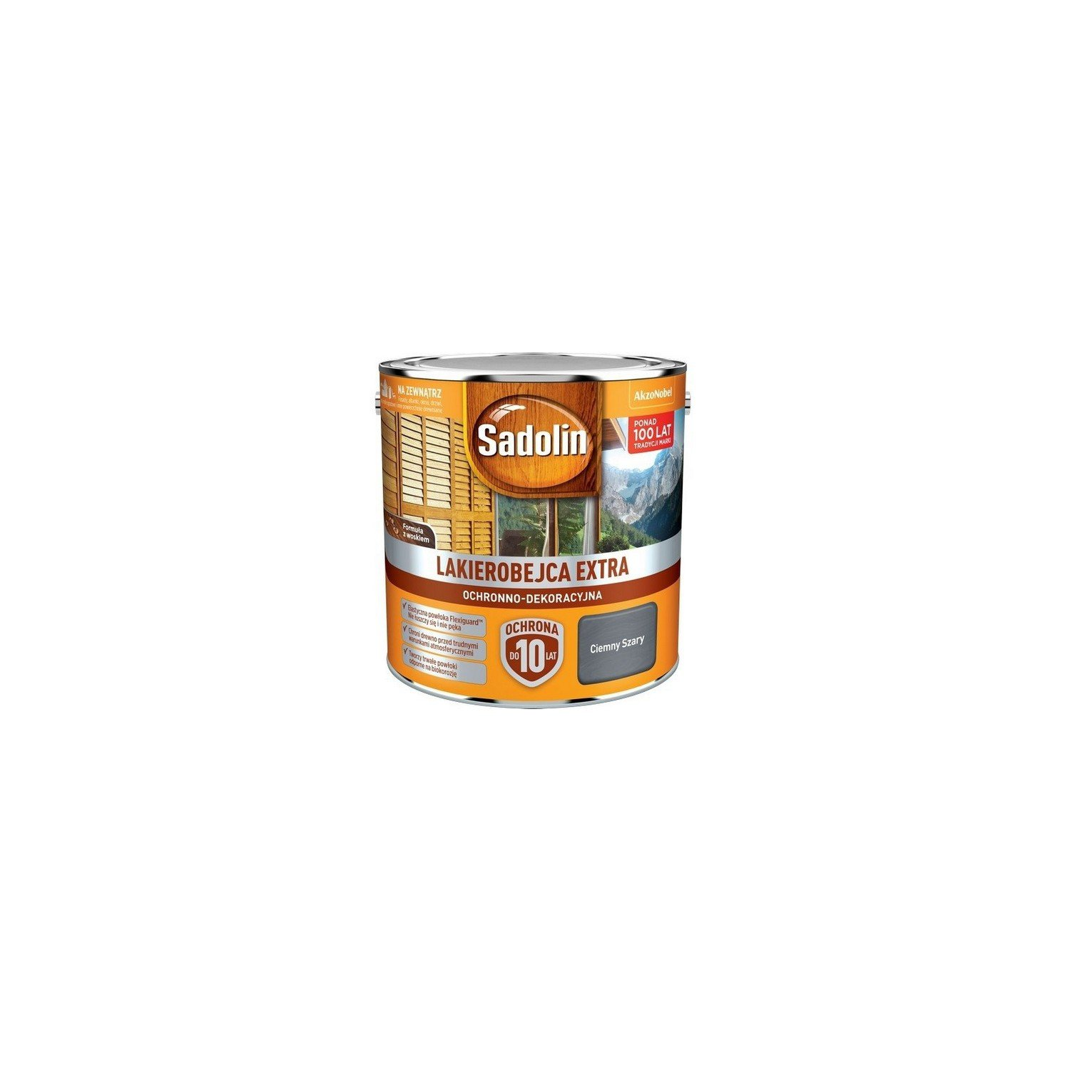 SADOLIN Extra Lakierobejca Ciemny szary 5 L
