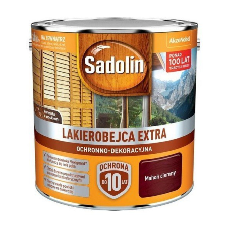 SADOLIN Extra Lakierobejca Mahoń ciemny 5 L
