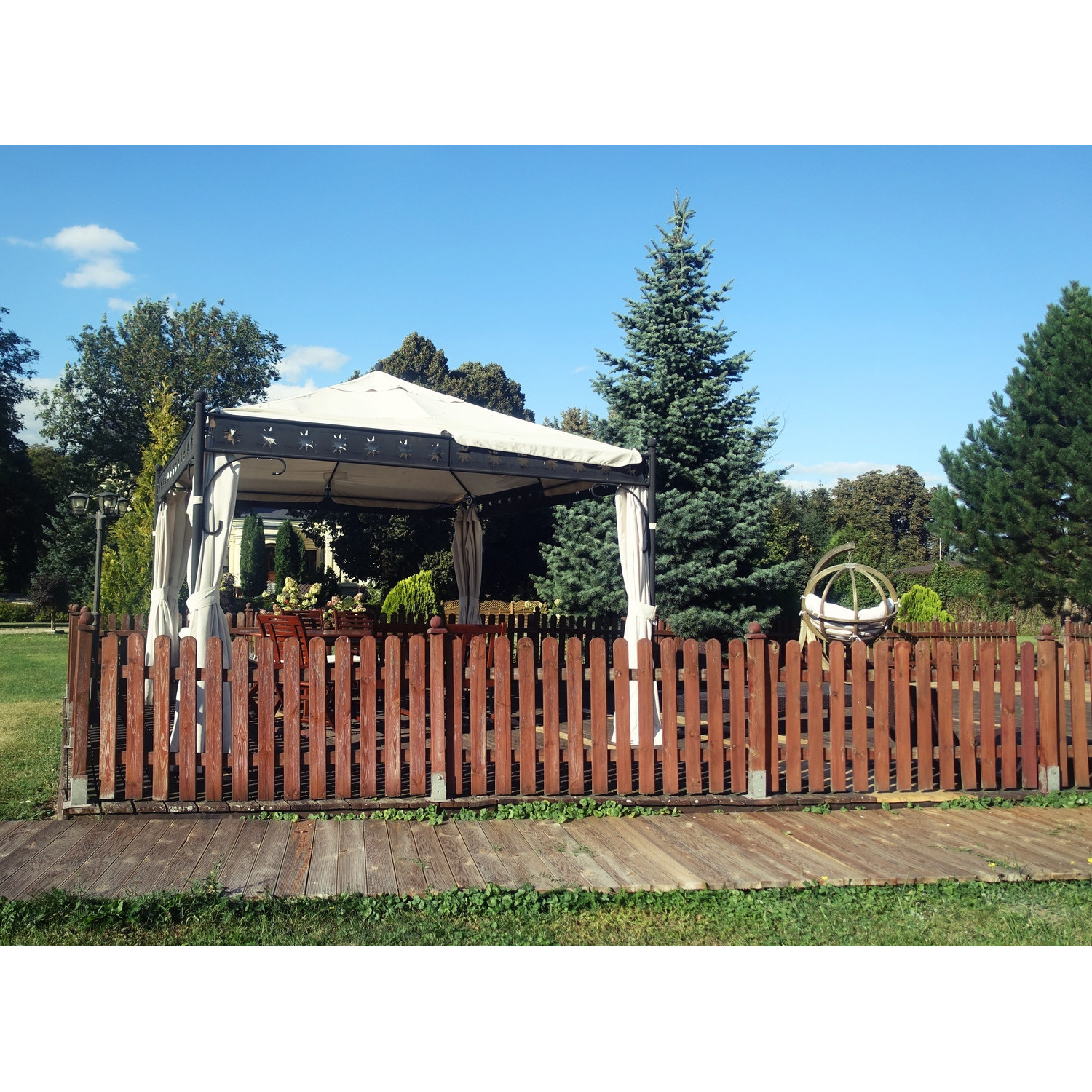 Płot sztachetowy 180/100 cm