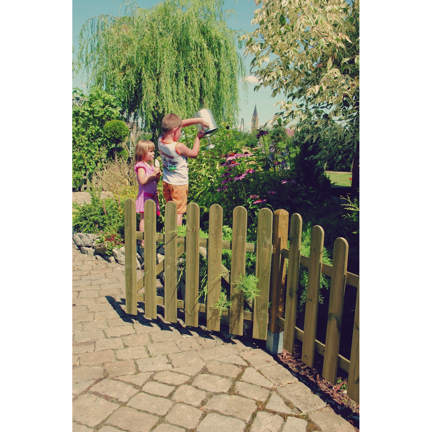 Furtka sztachetowa 100x100 cm