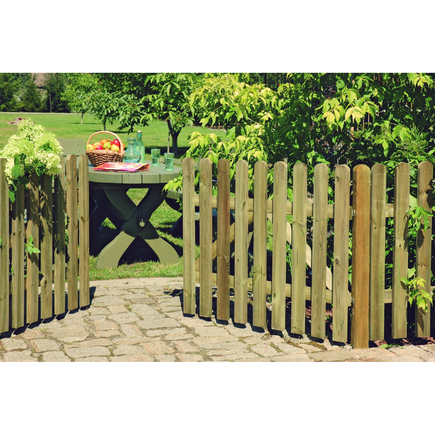 Furtka sztachetowa 100x100 cm