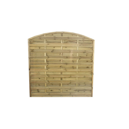 Płot lamelowy łuk 180x180/160 cm