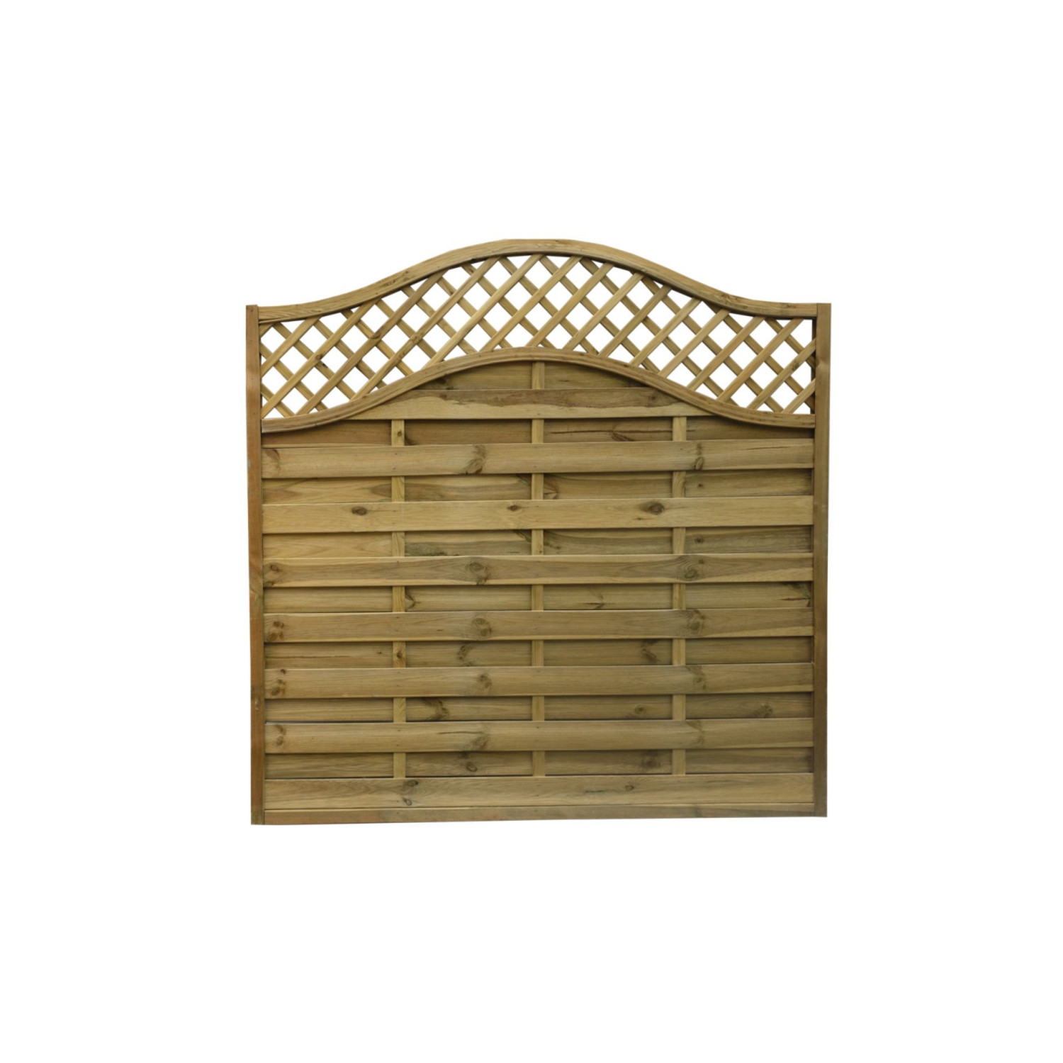 Płot "Aga" 2x fala 180x180/160 cm