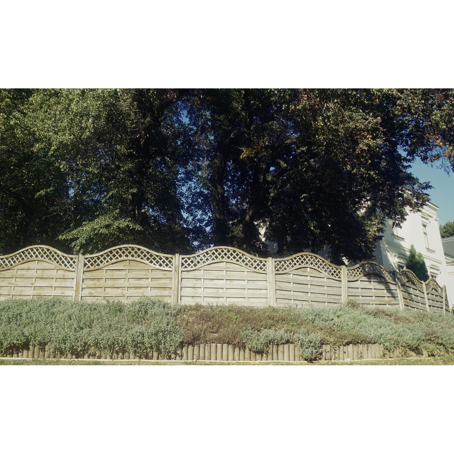 Płot "Aga" 2x fala 180x120/100 cm