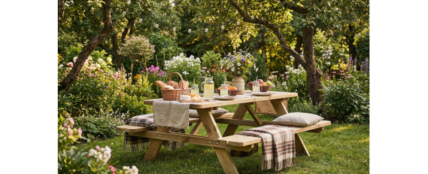 7 pomysłów na aranżację ogrodu z drewnianą architekturą